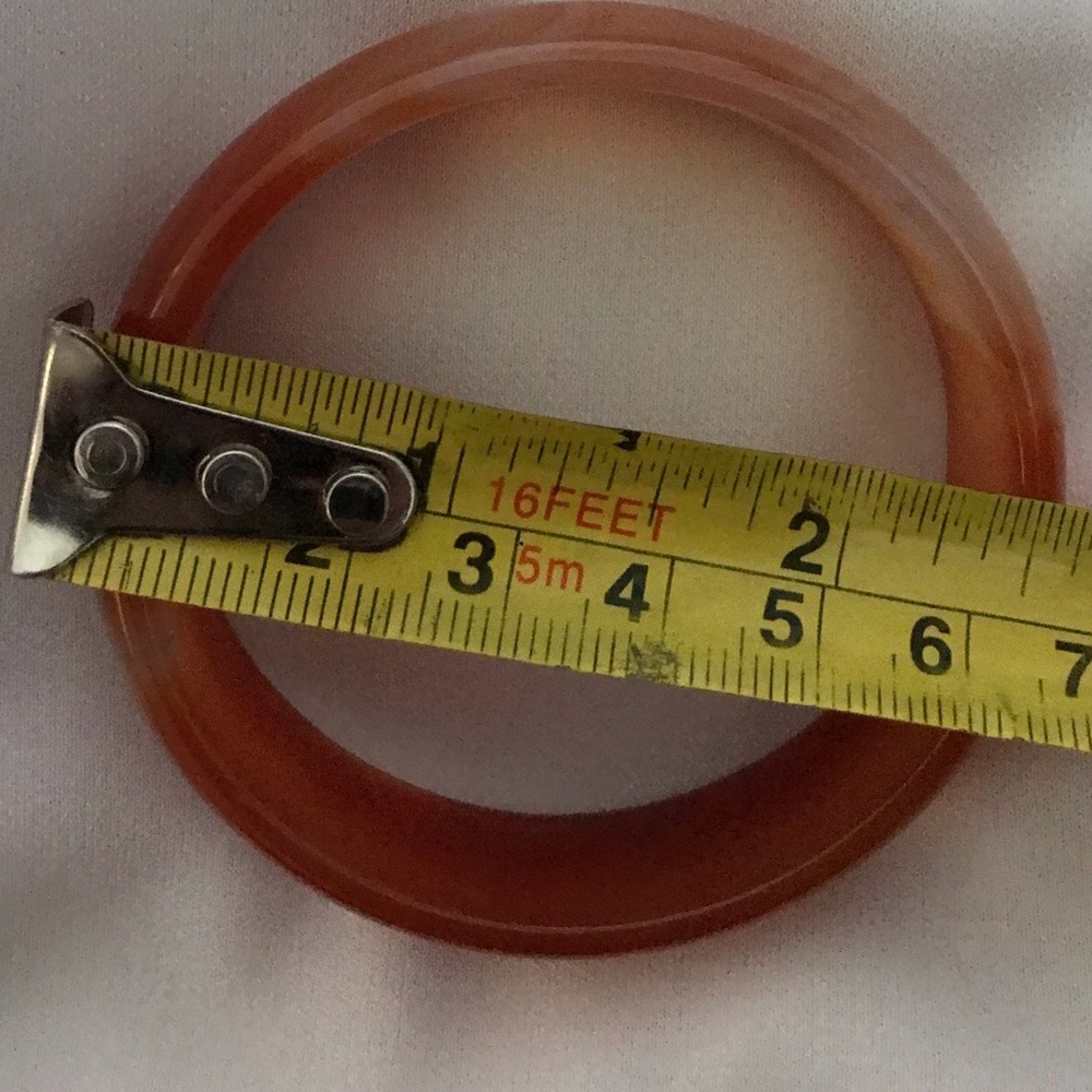 Red Jade Bangle - Picture 6 of 7